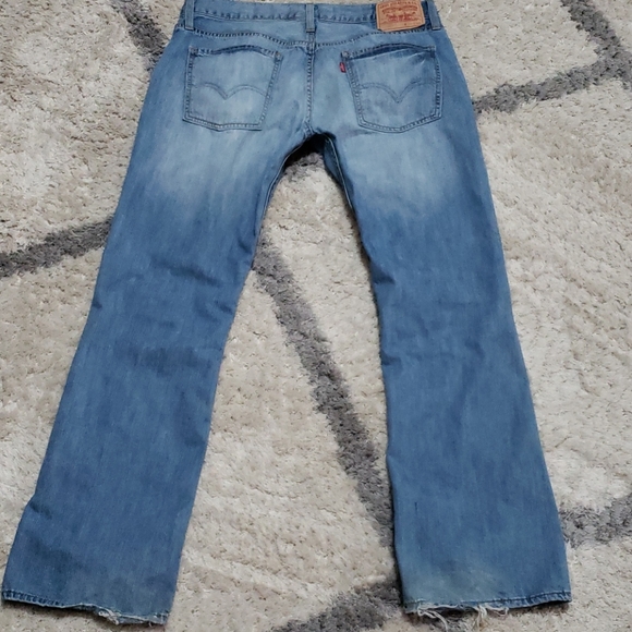 Levi's jeans light blue 507 slim boot cut - Picture 4 of 7
